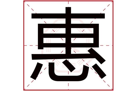 惠字五行